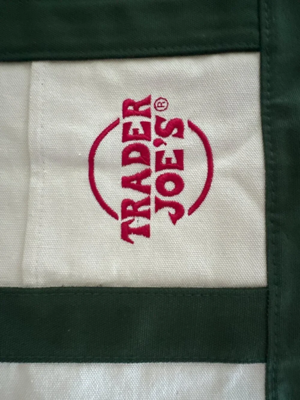 Trader Joes Mini Tote set of 2 - Red and Green NWT